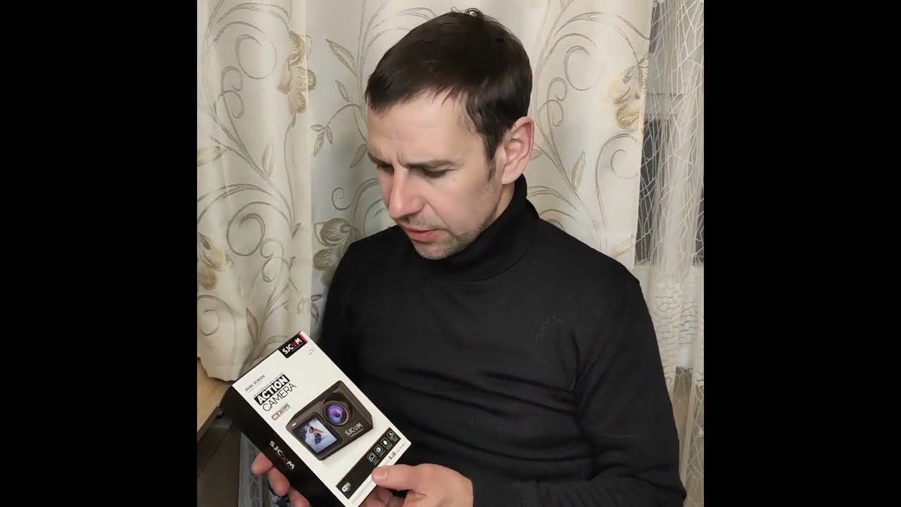 Распаковка камеры  SJ8 Dual screen