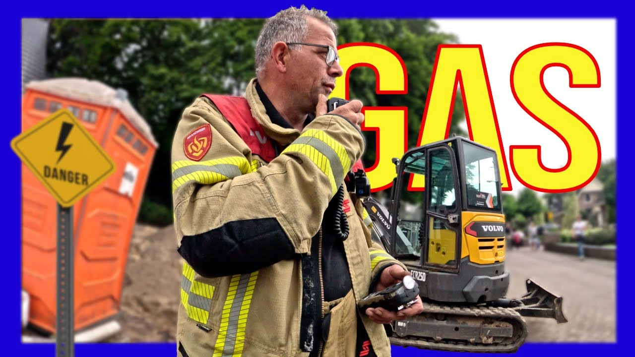 🚒 Утечка газа после земляных работ - ДОБРОВОЛЬЦЫ ГОЛЛАНДСКИЕ ПОЖАРНЫЕ -