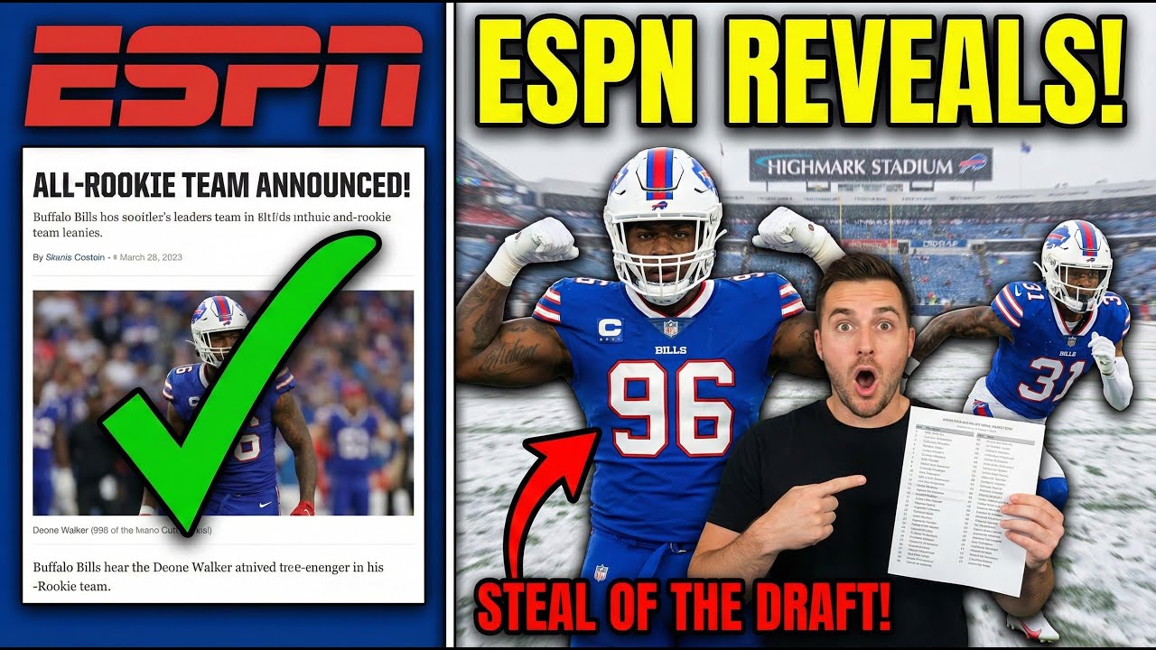 "Bills Mafia WAKE UP! National Media Finally Respects Buffalo’s Rookies!"