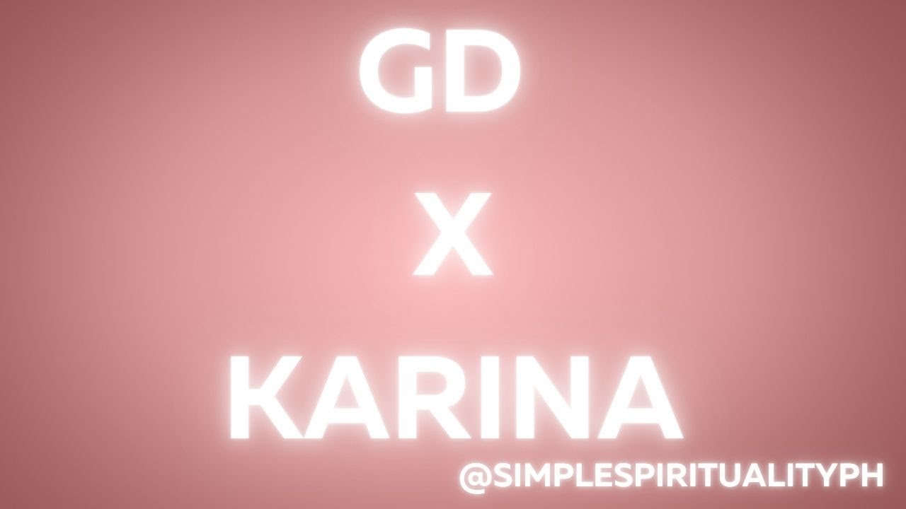 Reading the Energy of GD (Big Bang) and Karina (Aespa) (Requested Video)