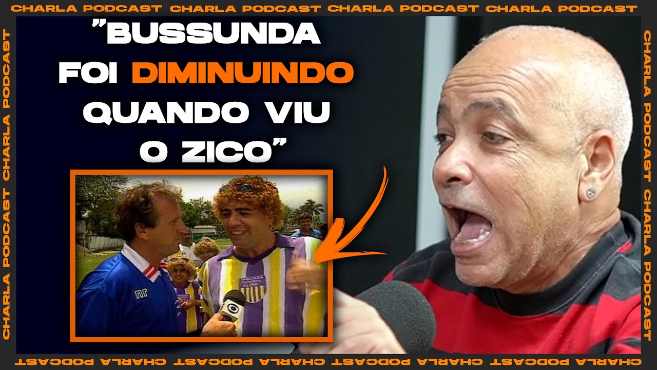 QUANDO O ZICO FICOU PISTOLA COM O BUSSUNDA 😂 | Cortes do Charla