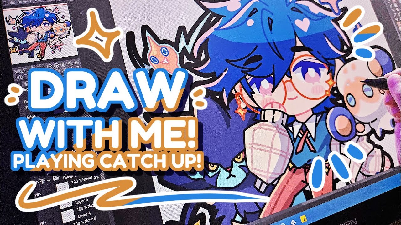 Draw With Me! Catching SELWIN Up!🦭✨
