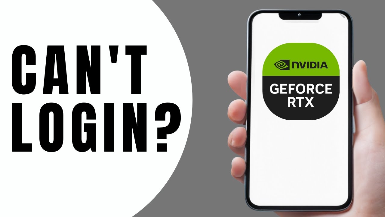 Can't Login to GeForce Experience? FIX Login Errors & Black Screen!