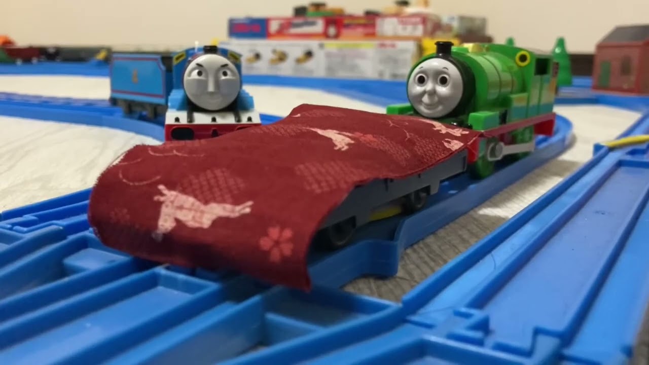 Percy and the Magic Carpet tomy thomas & friends