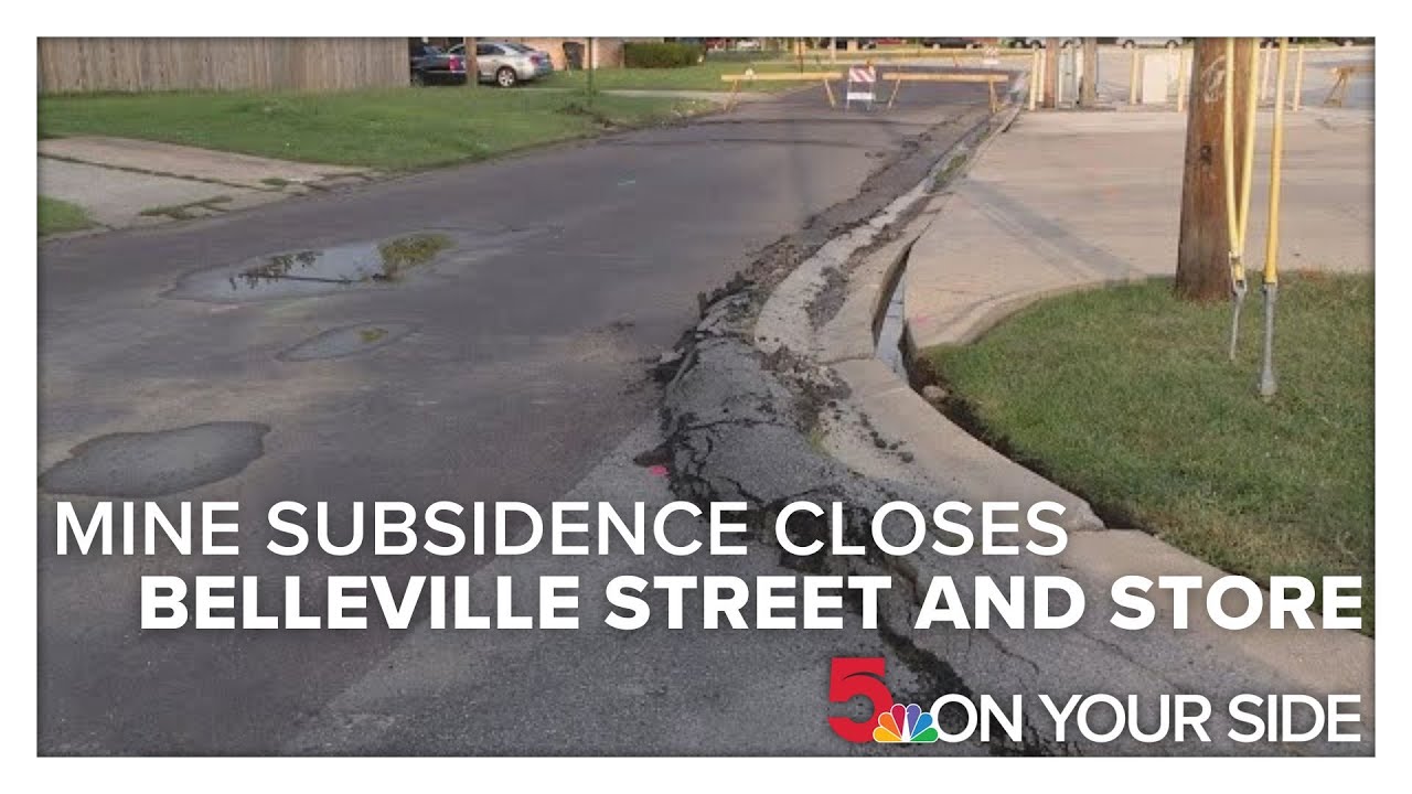 Mine subsidence forces Belleville street and grocery store to temporarily close