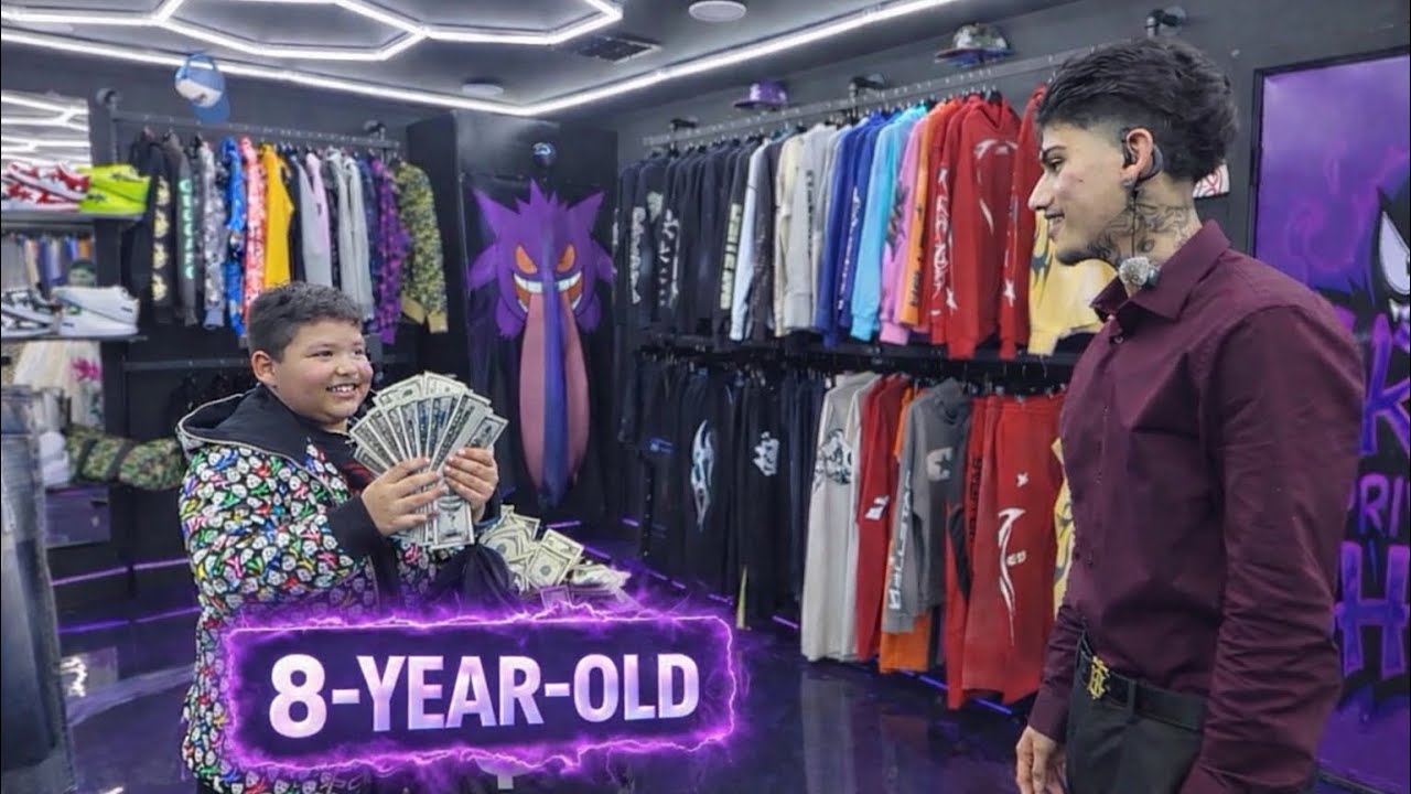 8 YEAR OLD Cashed Out @ My Luxury Store😈