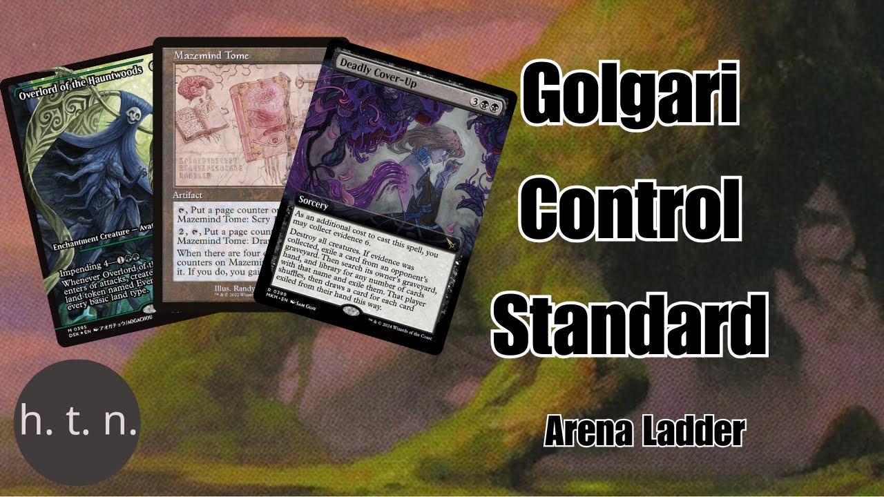 TAKE CONTROL!!! - Golgari Control - MTGA Standard Gameplay