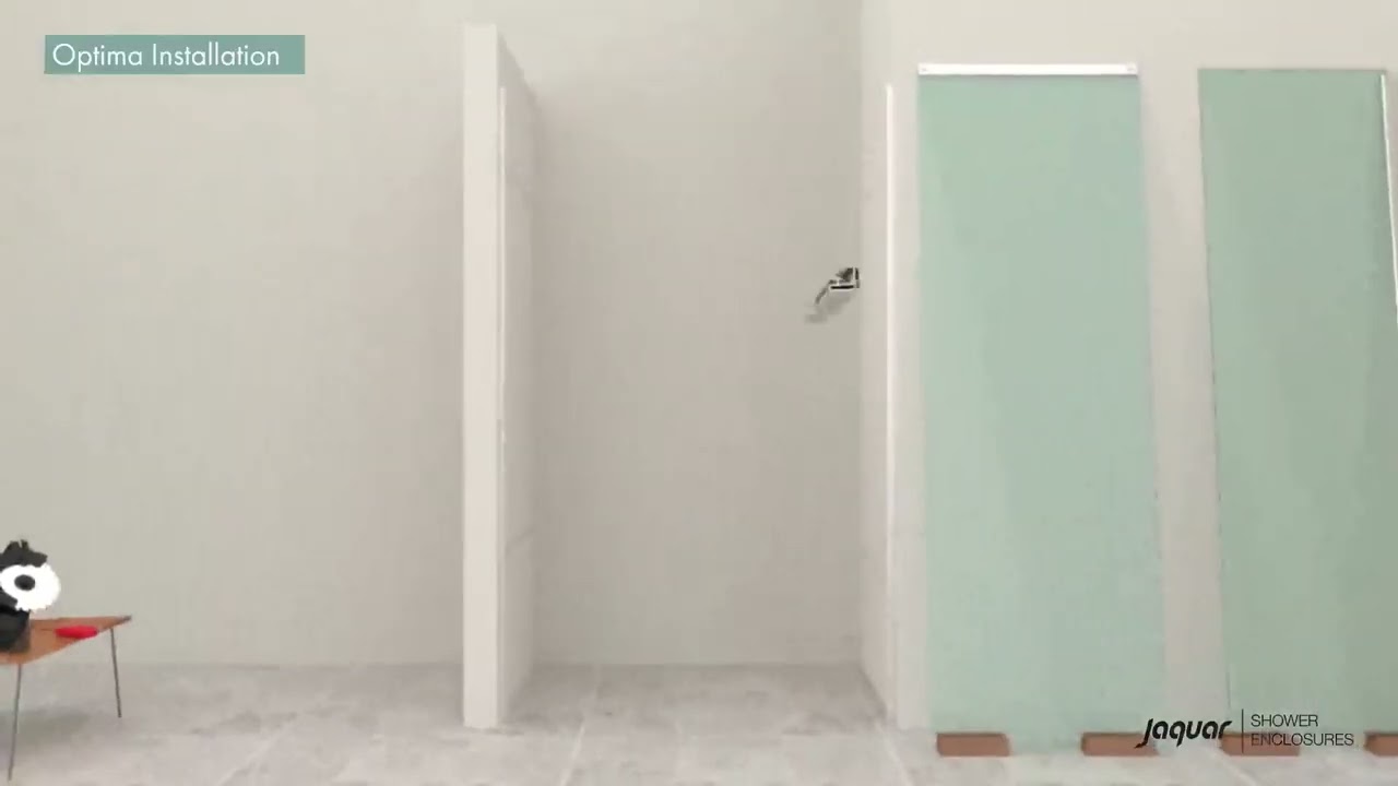 Jaquar New Optima shower enclosure installation video