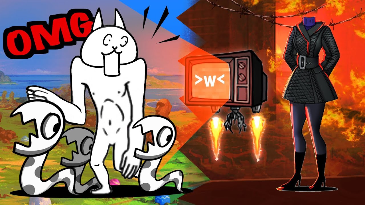 TV Woman from Skibidi world comes to The Battle Cats world