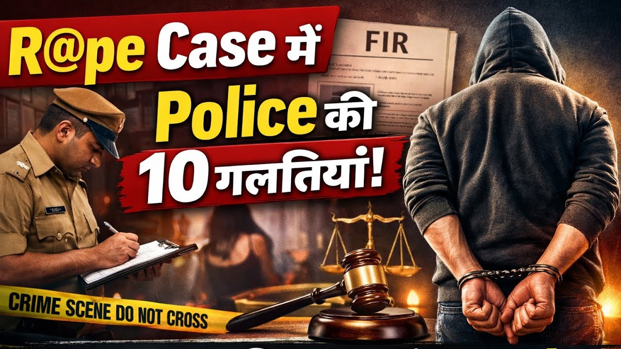 R@pe Case में पुलिस की ये 10 बड़ी गलतियाँ! इसी वजह से Accused को मिल जाता है फायदा | जानिए सच