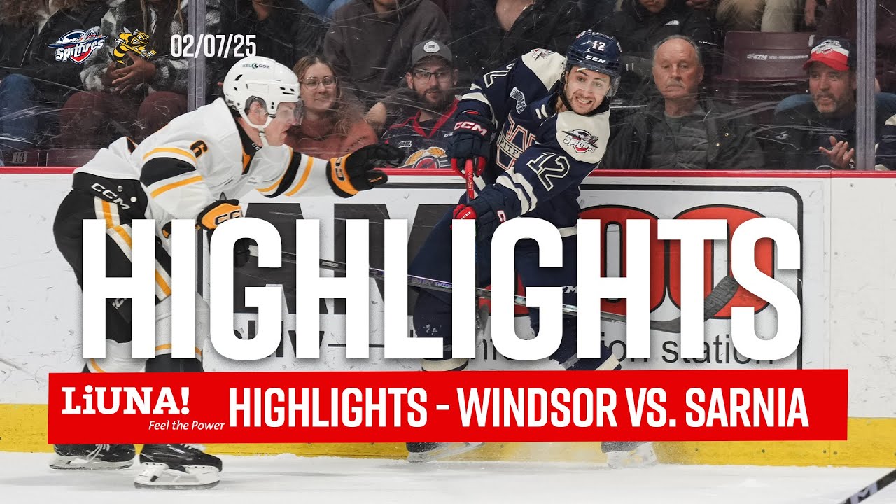 Windsor vs. Sarnia Highlights. 02/07/25