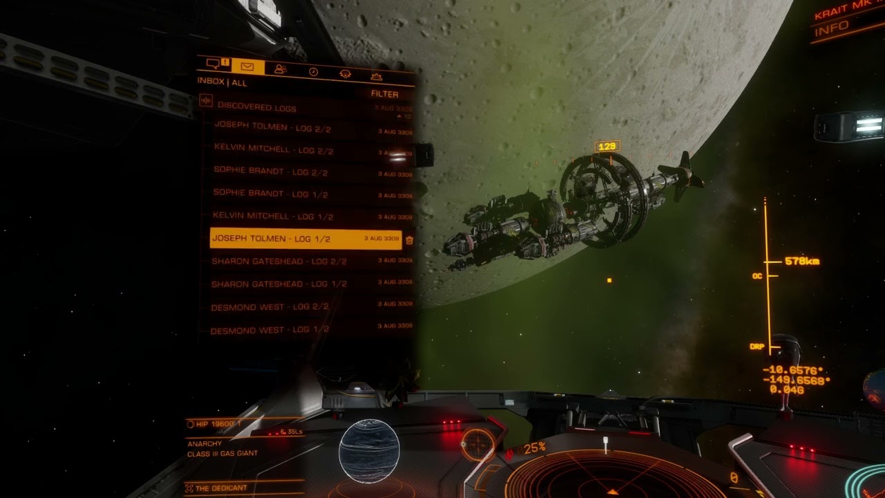 Elite:Dangerous - Audio Logs - The Dedicant