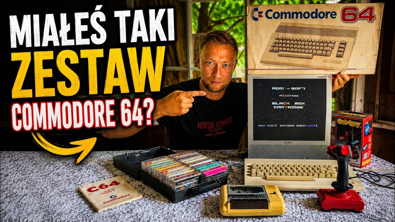 Czy miałeś taki zestaw Commodore 64 ?
