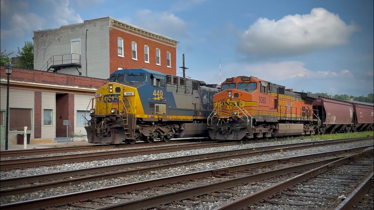 Summertime In Cumberland! Ft. YN2 Leaders, Ferromex, CSX 4568, & BNSF!