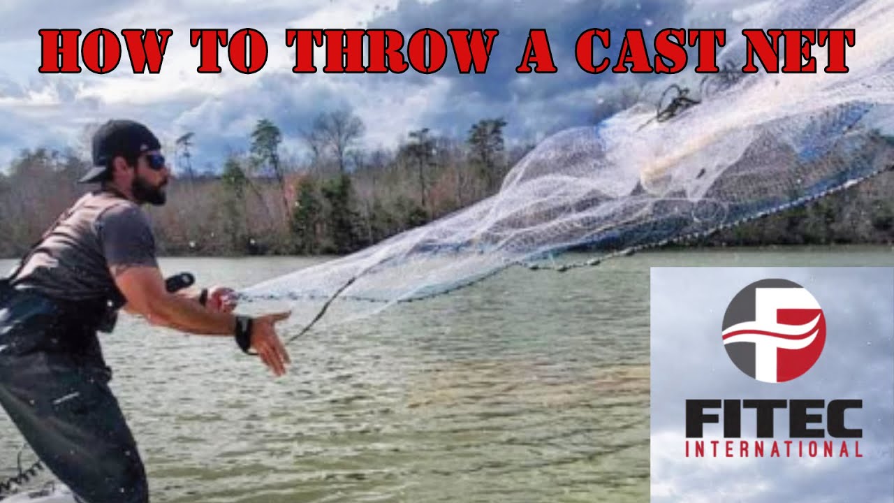 How to Throw a Cast net ( Dry, No Mouth Method )
