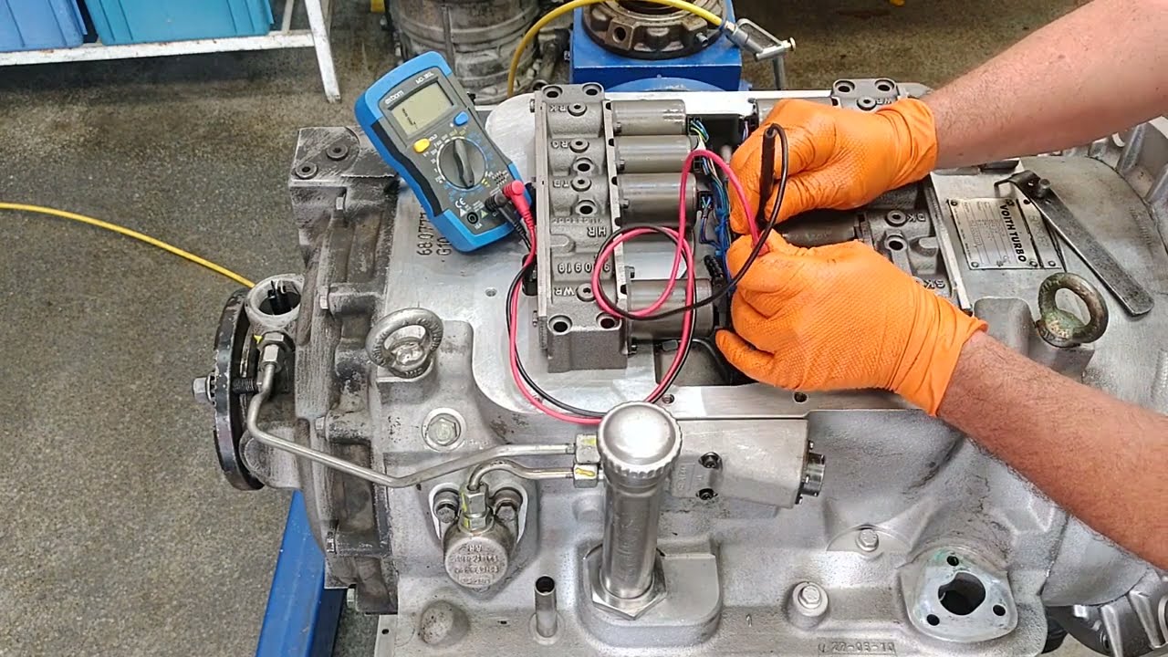 Montagem do câmbio automático Voith