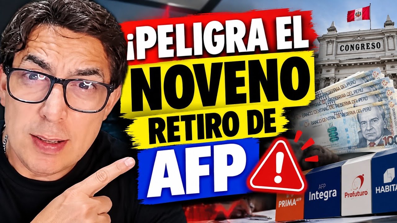 Peligra noveno retiro de afp!!                           