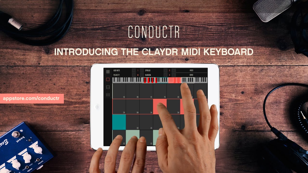 CONDUCTR | Introducing the Claydr MIDI keyboard