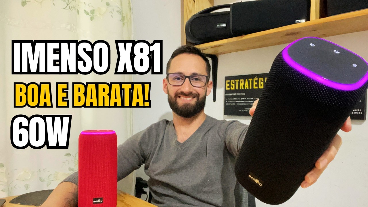 Imenso x81 Caixa de Som Bluetooth Boa e Barata