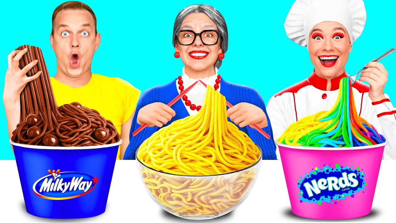 Кулинарный Челлендж: Я против Бабушки | Удивительные Кухонные Рецепты от GoFun Challenge