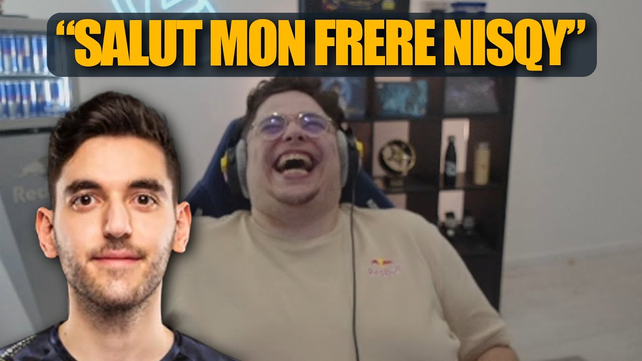 Kameto accueil Nisqy apr&egrave;s l'avoir &eacute;limin&eacute; du LEC 😂