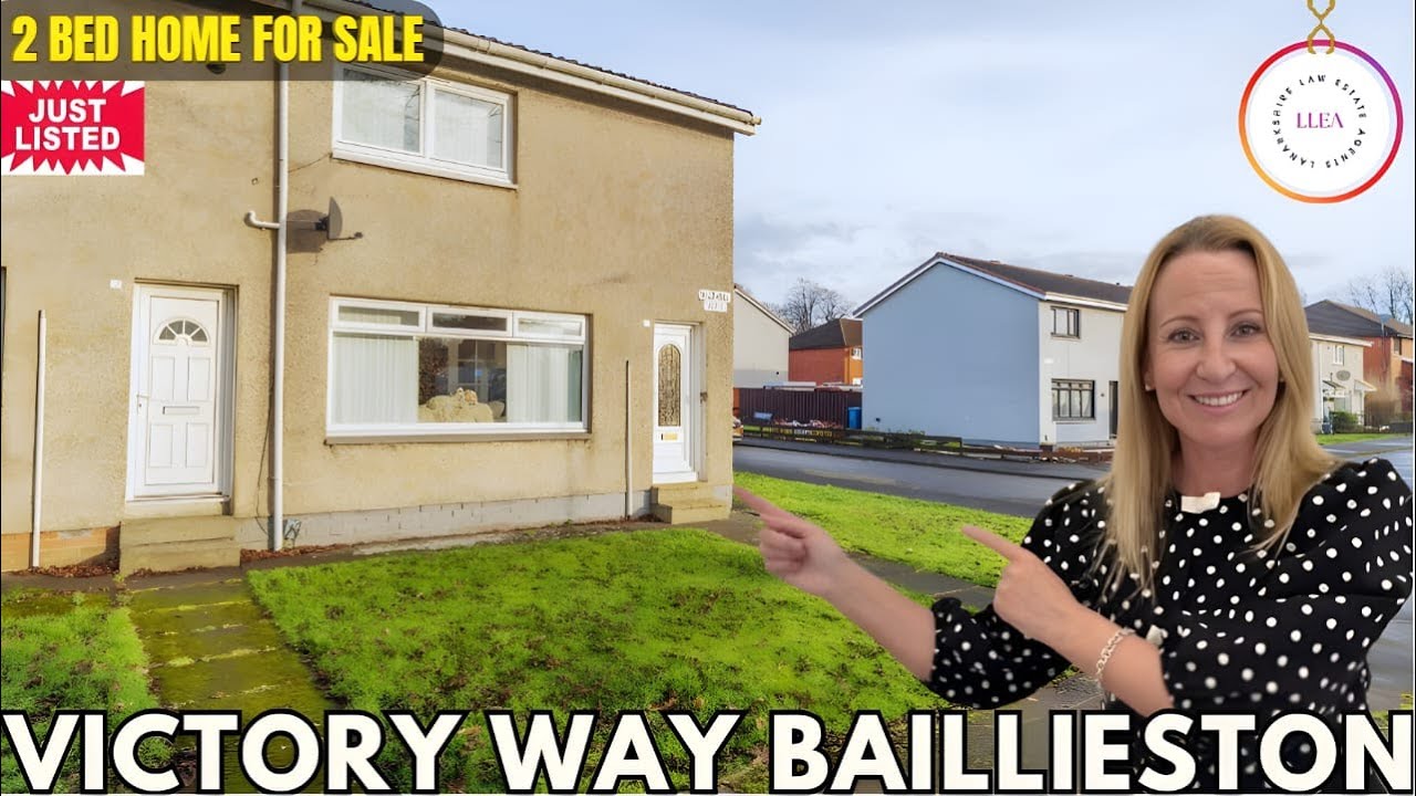 Affordable 2 Bedroom End Terrace House for Sale in Baillieston, Glasgow | Victory Way Property Tour