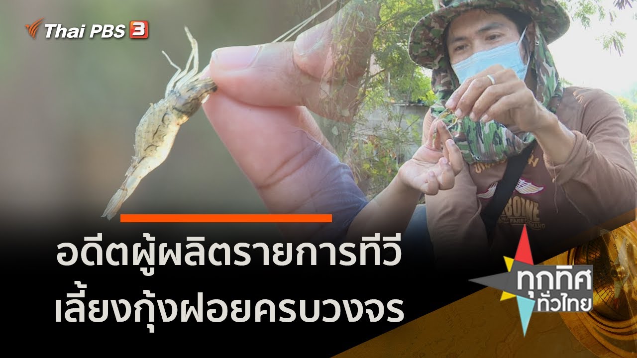 อดีตผู้ผลิตรายการทีวีเลี้ยงกุ้งฝอยครบวงจร จ.ลพบุรี : อาชีพทั่วไทย