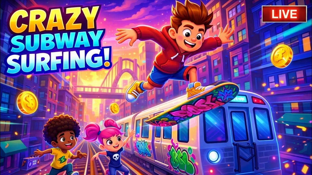 🔴 Subway Surfers LIVE | Nonstop Run 🔥 High Score Challenge
