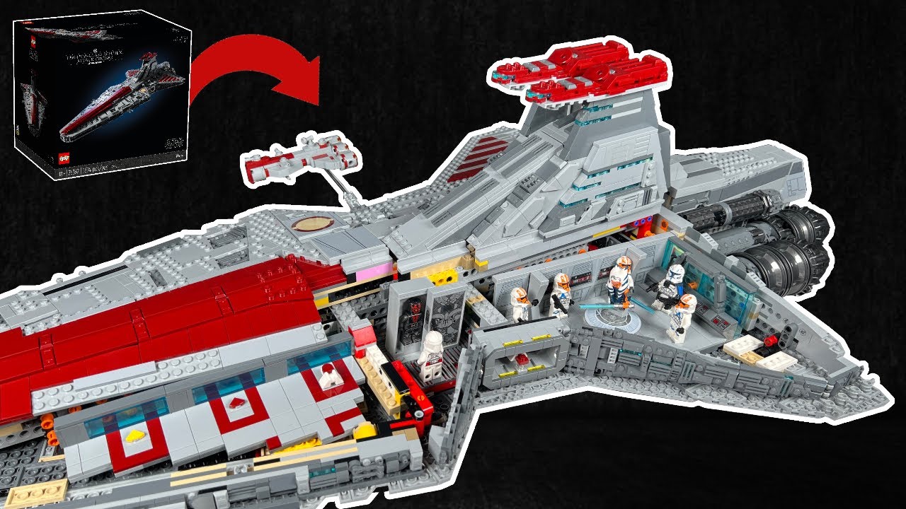 Как починить новый Звездный разрушитель класса Венатор из LEGO Star Wars!