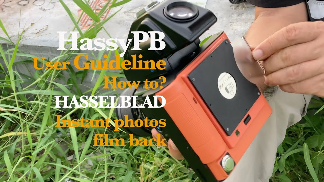 En : 4 lenses, 60mm 80mm 110 and 150mm, HassyPB user guidelines, Hasselblad instant film back