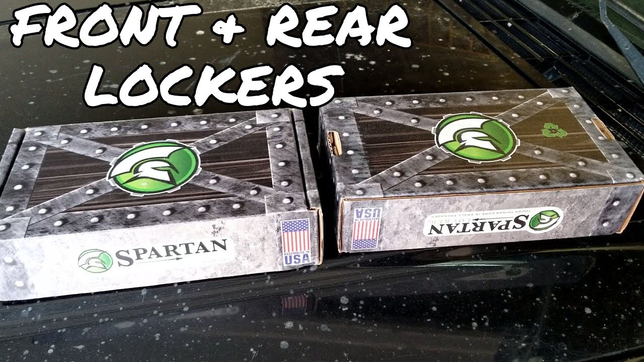 Cherokee XJ Spartan Lockers Front and Rear