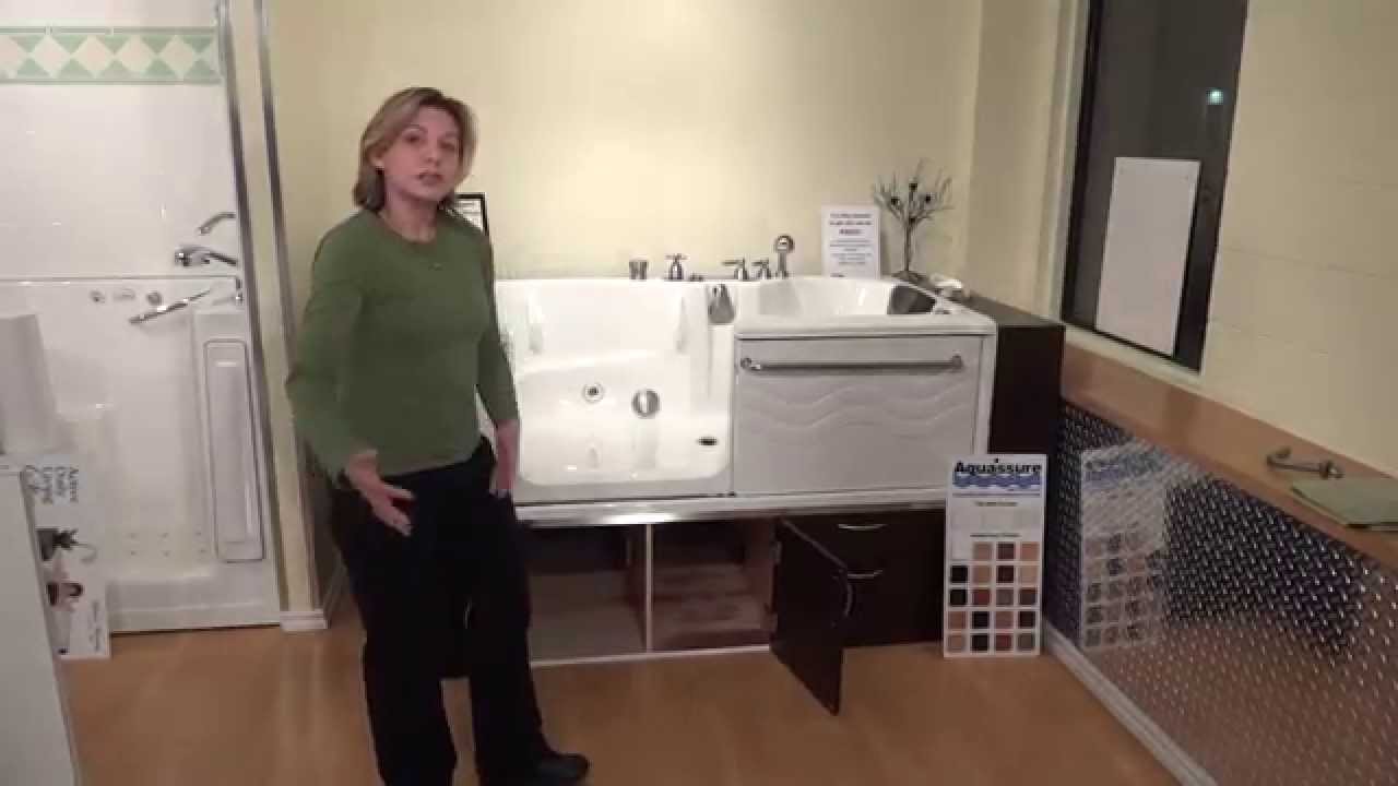 ADL Spa Slide-in Accessible Bath Cabinet Base Overview