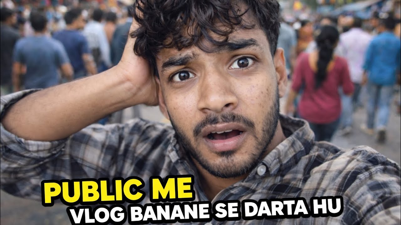 Public me vlog banane se ghabrata hu? 🥺🚀 