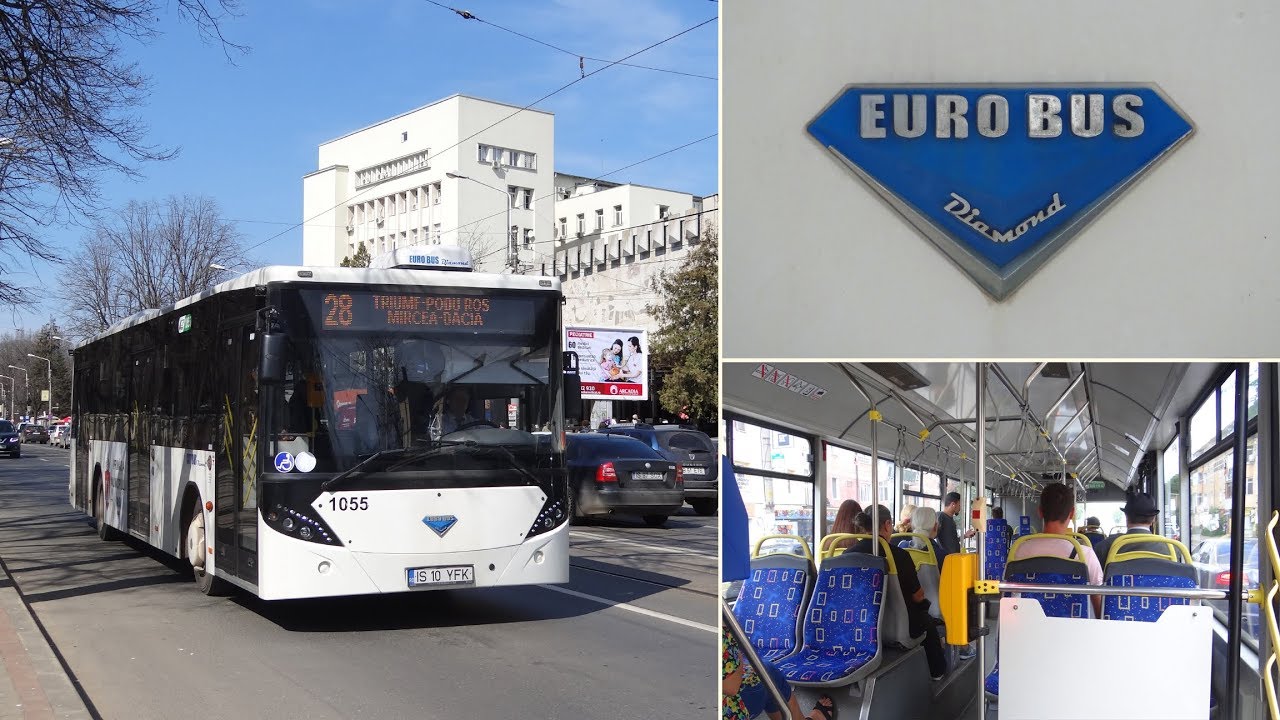 Autobuzele Eurobus Diamond CITY BUS ale CTP Iași