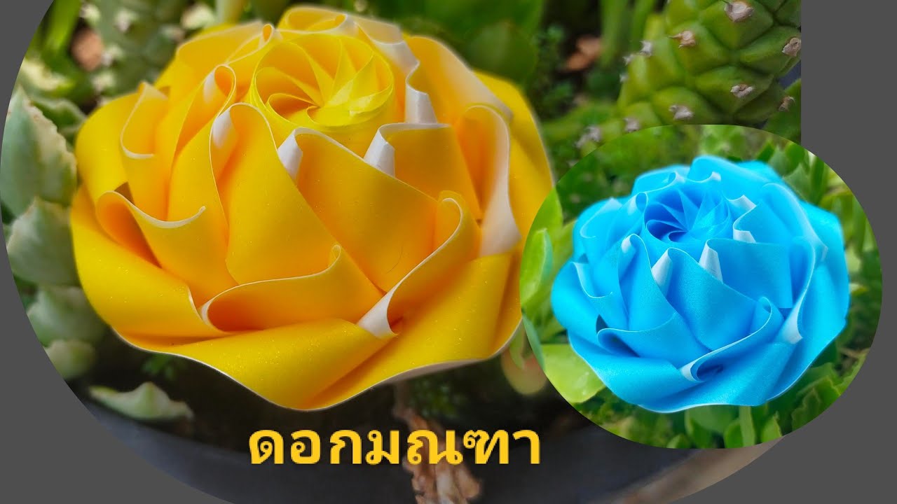 วิธีพับเหรียญโปรยทาน ดอกมณฑา by ป้าศรี
