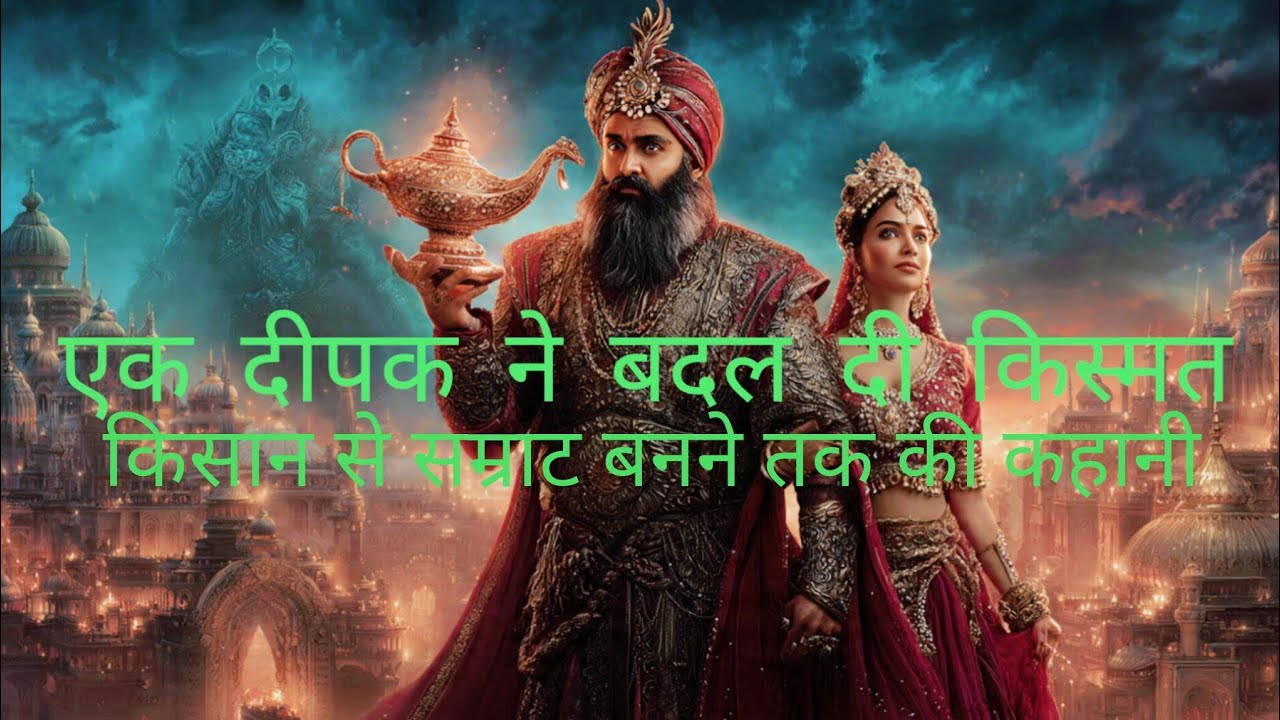 एक दीपक ने बदल दी किस्मत | किसान से सम्राट बनने तक की कहानी ||magic lamp story🙂