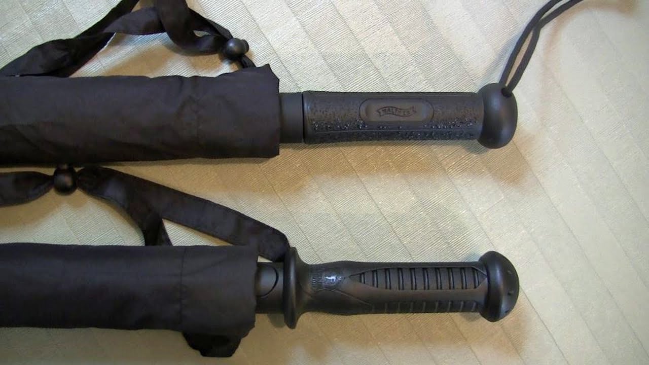 Walther® Tactical Umbrella vs. United Cutlery® Night Watchman Self-Defense Umbrella vs. ?