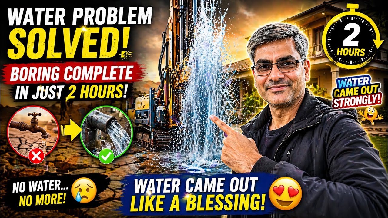 PANI BORING MACHINE | DRILL WATER BORING COST AND PROCESS