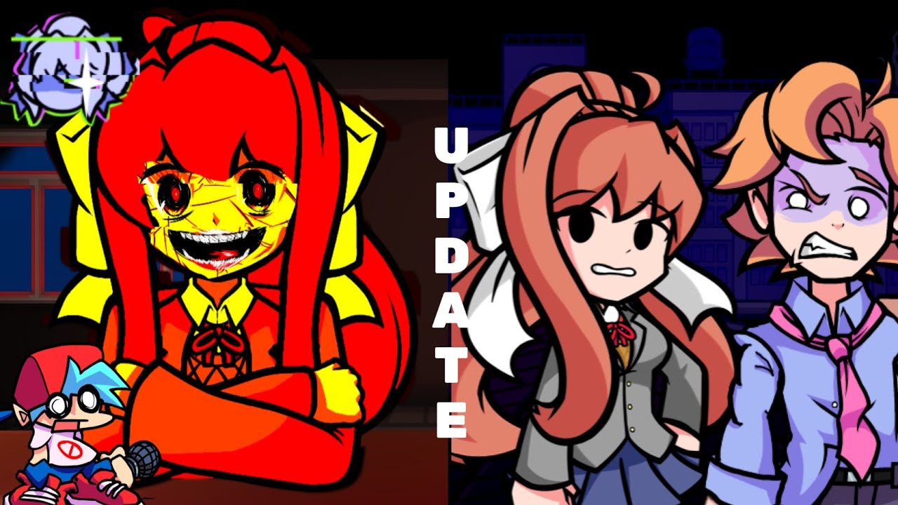Friday Night Funkin | Monika Full Week Rebooted! HD + Week 6 HD [FNF Mod]