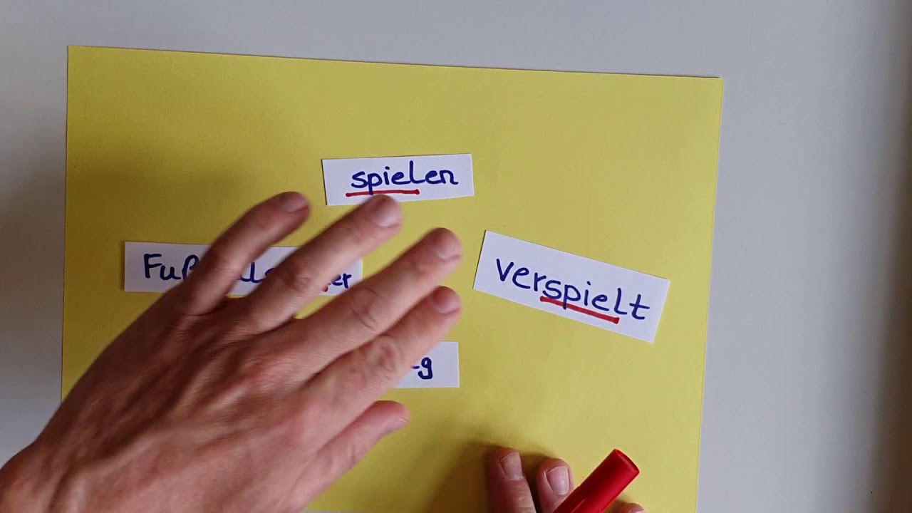 Wortstamm und Wortfamilie