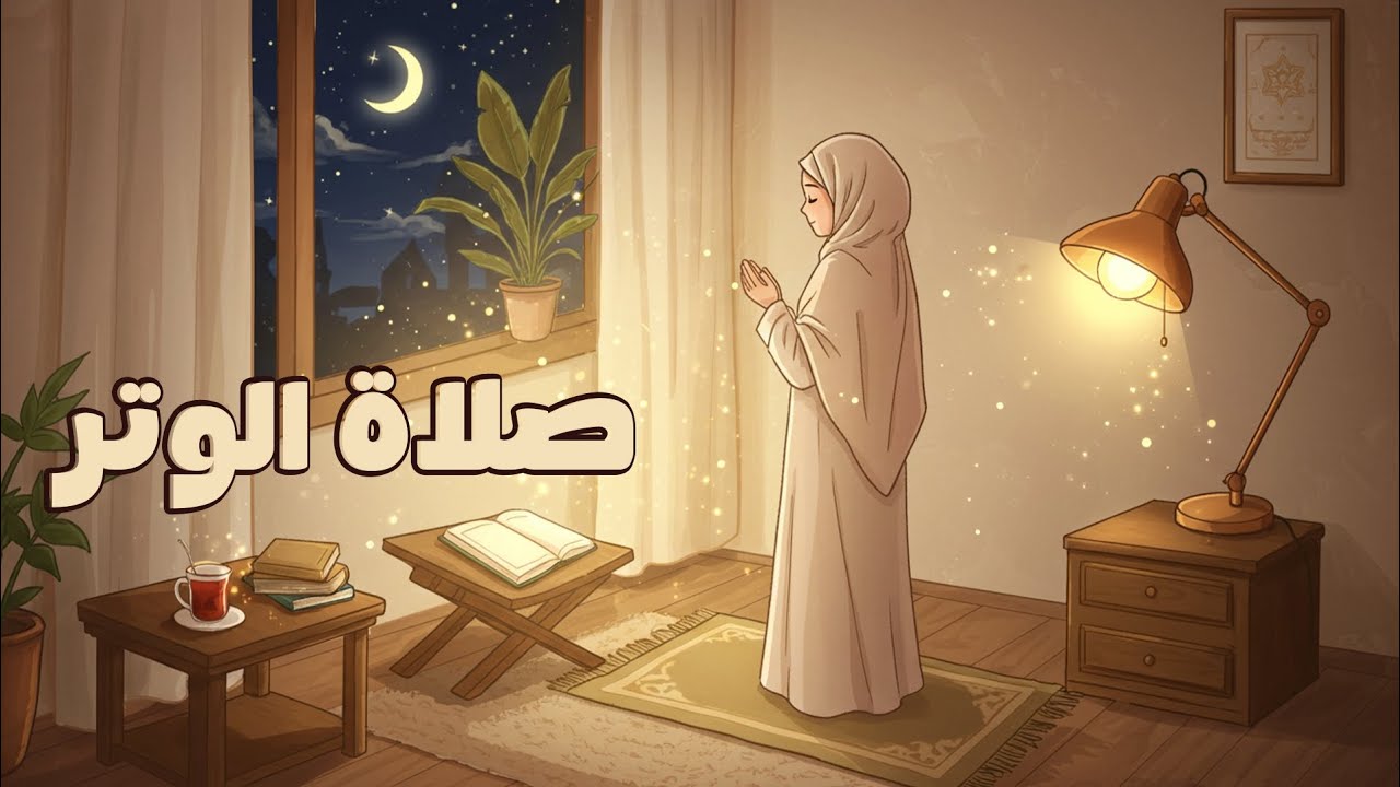 صلاة الوتر — اللحظة اللي نختم فيها يومنا بقرب من ربنا 🤍