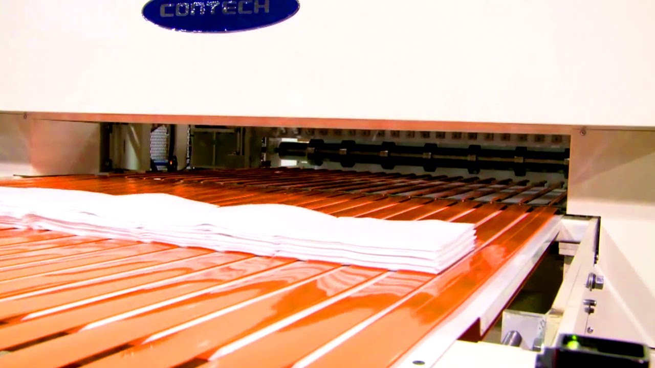 Eagle Orange 85 Flat Polyurethane Belting on Contech Servo Sheeter and Stacker