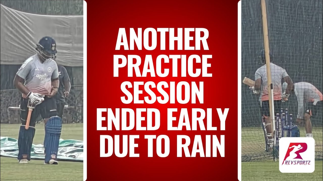 Another practice session ended early due to Rain - Aaron George looked fit for NZ game