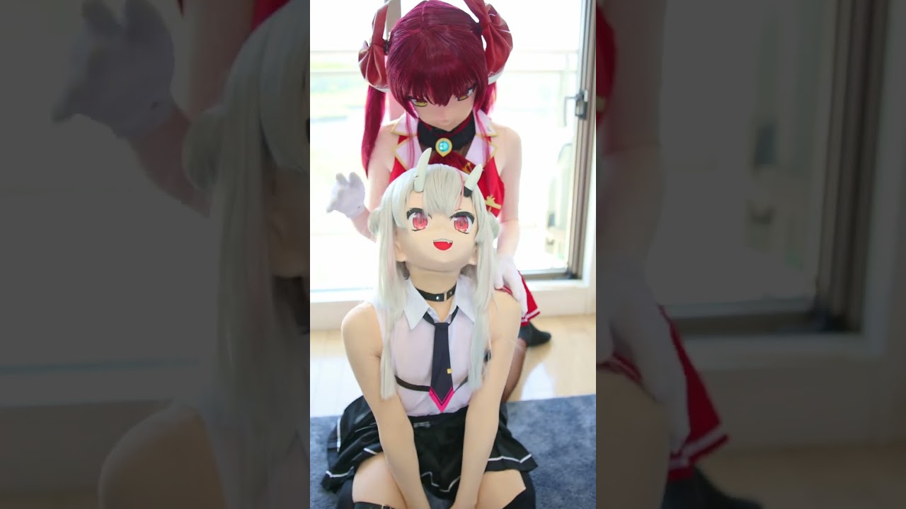 20230802 04 着ぐるみ 百鬼あやめとマリン船長/Kigurumi Ayame and Marine