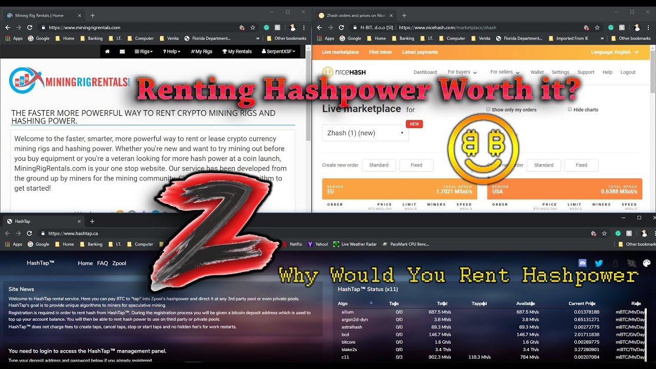 Should You Rent Hash Power?