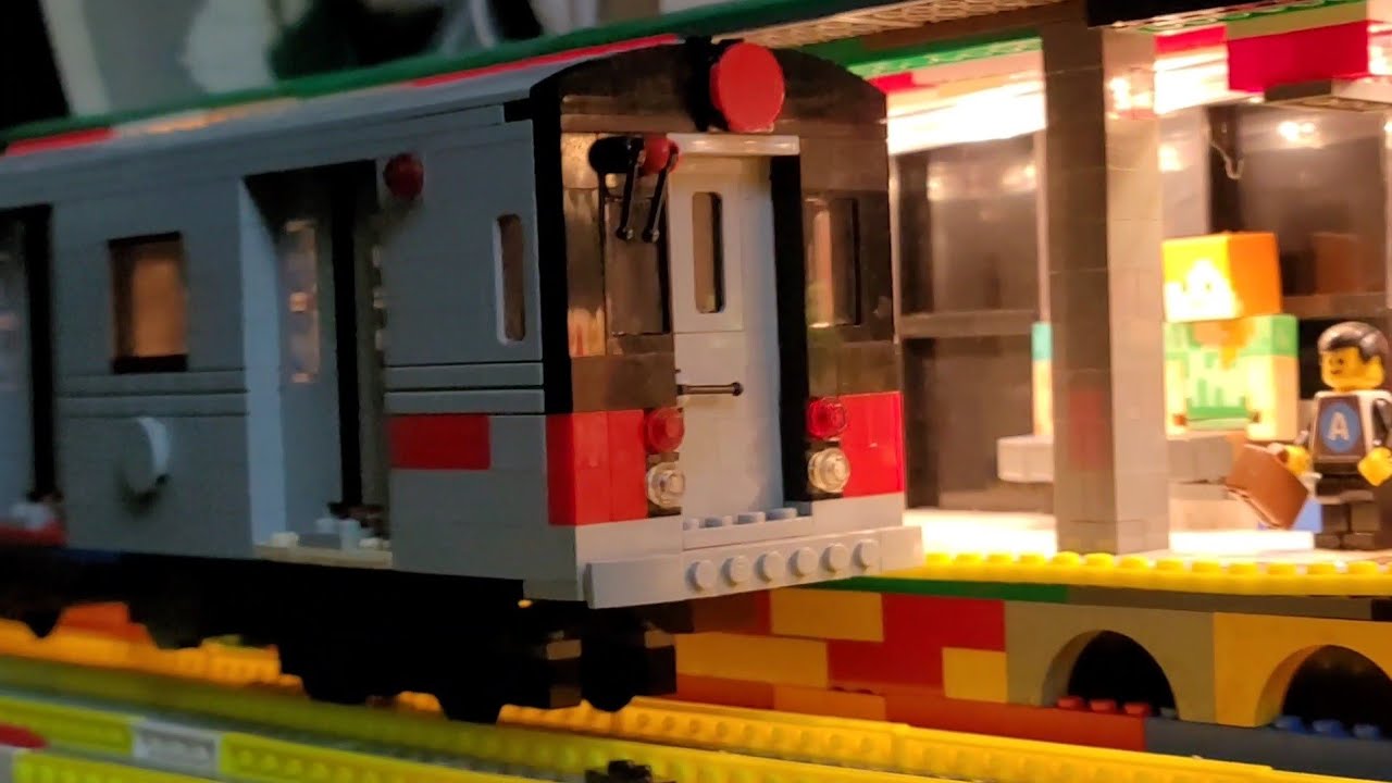 Lego MTA Subways - New Lego R142A/R188 Subway Car Test