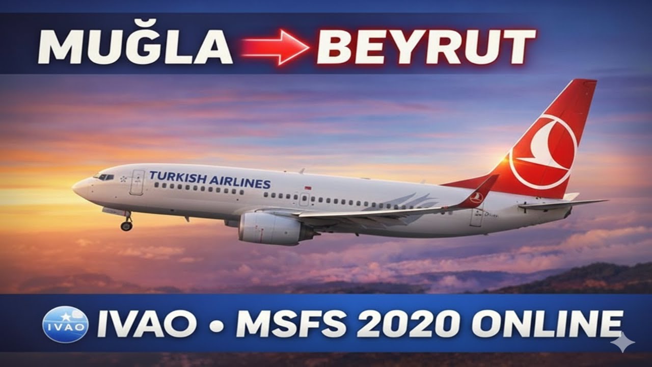 MUĞLA ✈️ BEYRUT | İNİŞTE FAZLA HIZLI KALDIK ATC İLE CANLI KONUŞMALAR 🤬 | MFSF2020