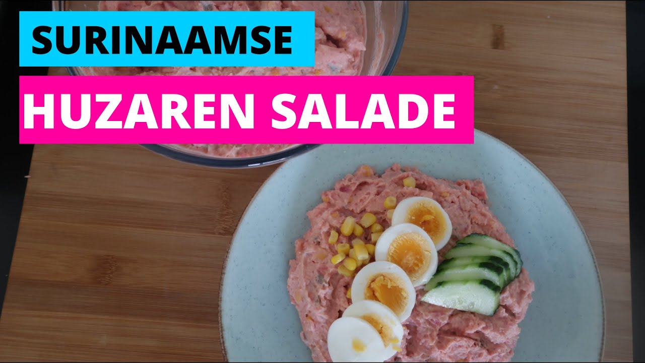 Wie heeft dit ooit verzonnen en is zo Nederlands lekker|HUZARENSALADE |AIDASMORE #rozesalade