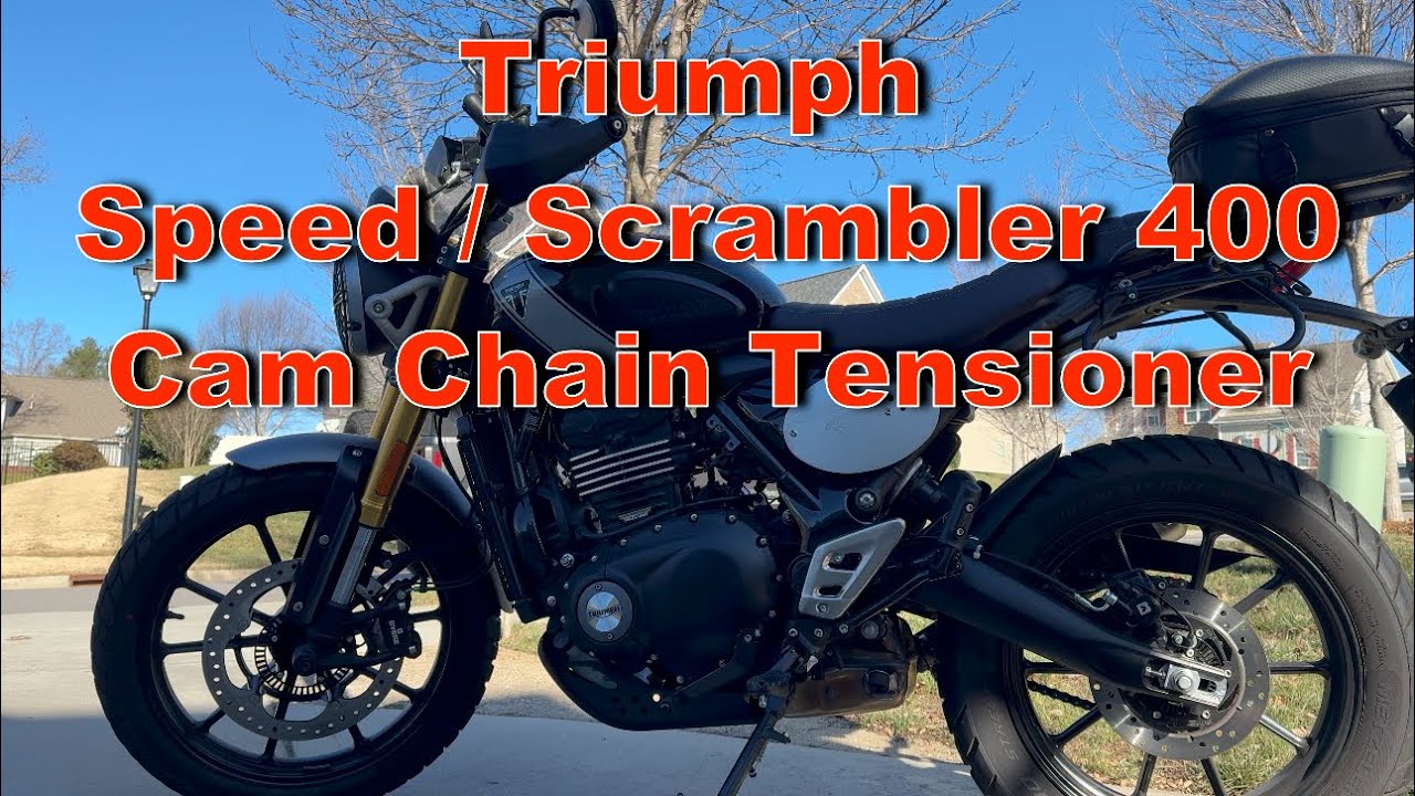 Triumph Speed / Scrambler 400 Cam Chain Tensioner Replacement