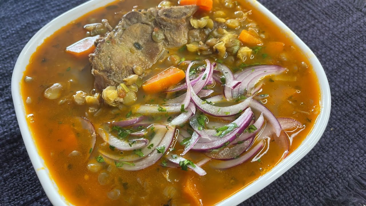 Sopa de Lentejas con Costilla